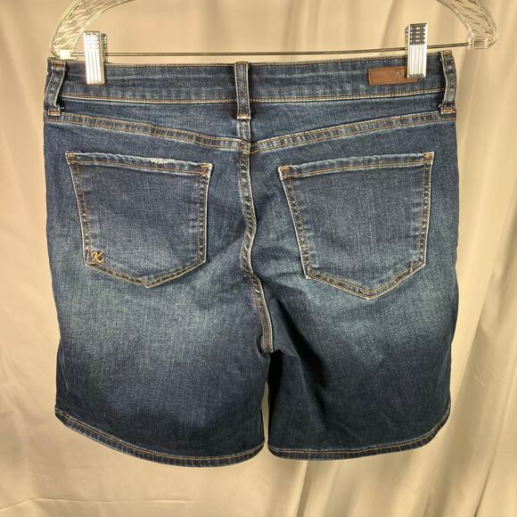 Kut from the Kloth‎ High Rise Boyfriend Shorts Women’s Size 4 Dark Wash Denim - Picture 8 of 16